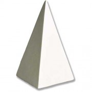 Square Pyramid - Fiberglass Resin - Indoor/Outdoor Statue/Sculpture Square Pyramid - Fiberglass Resin - Indoor/Outdoor Statue/Sculpture