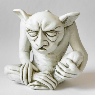 Grump Gargoyle Fiberglass Indoor/Outdoor Garden -  - F8588