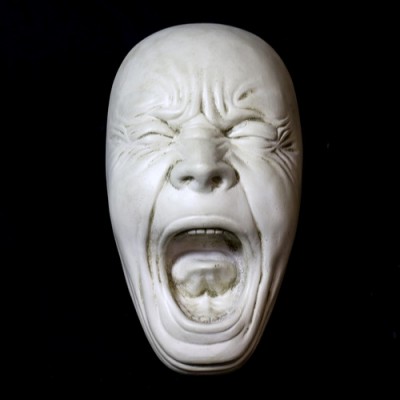 Screaming Simon 9in. Fiberglass Indoor/Outdoor Garden -  - FS68490