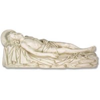 Dead Savior 41in. Wide Lightweight Fiberglass Resin Indoor/Outdoor Church Statuary