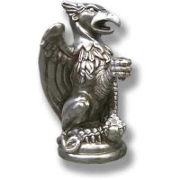 Griffin Candleholder 15in. Fiberglass Resin - Indoor/Outdoor Statue