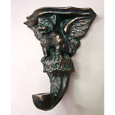 Florentine Wall Candleholder - Fiberglass - Outdoor Statue -  - T9393