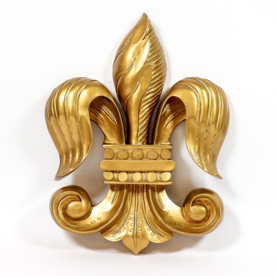 Fleur De Lis Of Old 23in. High - Fiberglass - Outdoor Statue -  - F7196