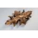 Berries In Flower Leaves 13in. - Fiber Stone Resin - Outdoor Statue -  - FS7614