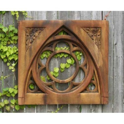 Oak Leaf Tracery Fiber Stone Resin Indoor/Outdoor Statue/Sculpture -  - FS7813