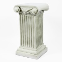 Doral Column 29in. - Fiberglass Resin - Indoor/Outdoor Garden Statue