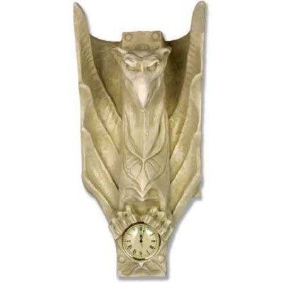 Maddor Gargoyle w/Clock - Fiberglass - Indoor/Outdoor Statue -  - F7035