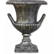 Roma Patio Urn 20 Inch Fiberglass Resin Indoor/Outdoor /Sculpture