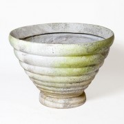Fabio Bowl Medium 17 Fiber Stone Indoor/Outdoor Garden Statue