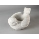 Left Or Right Looking Bird Planter Fiber Stone Resin Outdoor Statue -  - FS8726