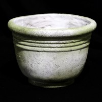Ring Pot Fiberglass Resin 7in. Indoor/Outdoor Garden / Patio Statue/Sculpture