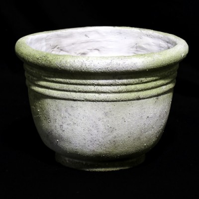 Ring Pot Fiber Stone Resin 7in. Indoor/Outdoor Garden Statue/Sculpture -  - FS8745-7