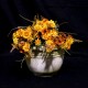 Ring Pot Fiber Stone Resin 7in. Indoor/Outdoor Garden Statue/Sculpture -  - FS8745-7