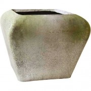 Dani Modern Square 16in. Fiberglass Resin Indoor/Outdoor