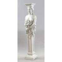 Lugano Caryatid 66in. - Fiberglass Resin - Indoor/Outdoor Statue