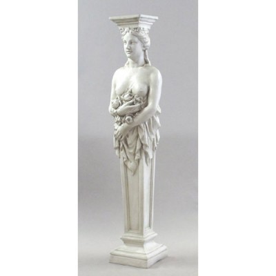 Lugano Caryatid 66in. - Fiberglass - Indoor/Outdoor Statue - - F68105 Lugano Caryatid 66in. - Fiberglass - Indoor/Outdoor Statue - - F68105