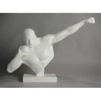 Olympic Shot Putter 25in. Fiberglass Resin Indoor/Outdoor Statue
