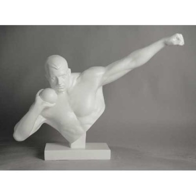 Olympic Shot Putter 25in. Fiberglass Indoor/Outdoor Statue -  - FDS312