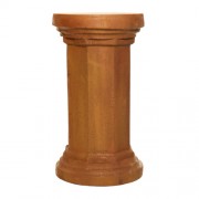 Hex Column 29 Inch Fiberglass Resin Indoor/Outdoor Statue/Sculpture
