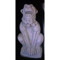 Howling Beast 10in. Fiberglass Resin - Indoor/Outdoor Garden Statue