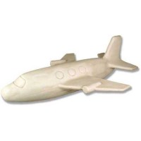 Jet Airplane 57 Inch Fiberglass Resin Indoor/Outdoor Statue/Sculpture