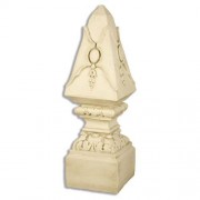 Hocked Finial 29in. - Fiberglass Resin - Indoor/Outdoor Garden Statue