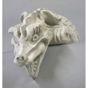 Wall Monster 12in. W (Large) Fiberglass Resin Indoor/Outdoor Garden