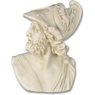 Ajax Bust Small Fiberglass Indoor/Outdoor Garden Sculpture -  - DC159