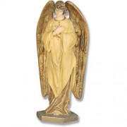 Prayer Of Angel (C) 18in. High  Fiberglass Resin Indoor/Outdoor Garden