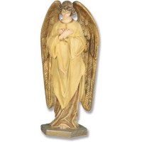 Prayer Of Angel (C) 18in. High  Fiberglass Resin Indoor/Outdoor Garden