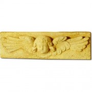 Cherub Tile 4.5 Fiberglass Resin Indoor/Outdoor Garden