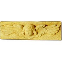Cherub Tile 4.5 Fiberglass Resin Indoor/Outdoor Garden