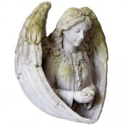 Angel Birdfeeder - Fiberglass Resin - Indoor/Outdoor Church Statuary