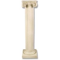 Fineline Ionic Roman Column 29in. Fiberglass Resin Column Indoor/Outdoor Statue