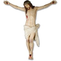Large Corpus of Christ (Body Only) for Church Altar 60in. - Lightweight Fiberglass Resin -  Statue