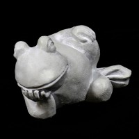 Gossip Frog 6.5in. - Fiberglass Resin - Indoor/Outdoor Garden Statue