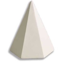 Hexagonal Pyramid - Fiberglass Resin - Indoor/Outdoor Garden Statue