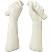 Hand w/Rod - Fiberglass Resin - Indoor/Outdoor Garden Statue/Sculpture