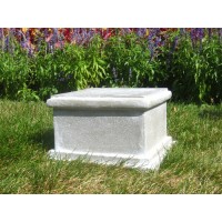 Sella Stand Pedestal Statue Display Base/Riser 8in. - Fiberglass Display Base/Riser