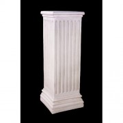 Square Column Classico - Lightweight Fiberglass Resin - Indoor/Outdoor Statue