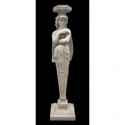 Femme Caryatid - Lightweight Fiberglass Resin - Indoor/Outdoor Statue/Sculpture