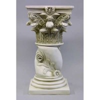 Twisted Rose Stand Pedestal Statue Display Base/Riser 29in. Lightweight Lightweight Fiberglass Resin