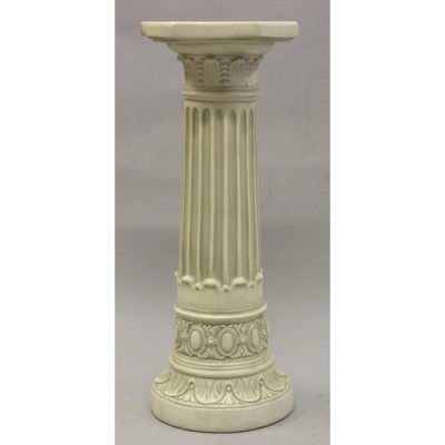 Stylized Acanthus Leaf Pedestal - Fiberglass - Outdoor Statue - - F195 Stylized Acanthus Leaf Pedestal - Fiberglass - Outdoor Statue - - F195