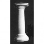 Stylized Flower Stand Pedestal Statue Display Base/Riser - Lightweight Fiberglass Resin
