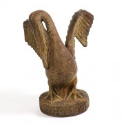 Pelican Flapping 18in. Fiberglass Resin Indoor/Outdoor Garden Statue
