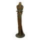Maccaw On Perch 52in. Fiber Stone Resin Indoor/Outdoor Garden Statue -  - FS8073