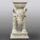 Elephant Indian Riser Stand Pedestal Statue Base 18in. - Fiberglass -  - F7642