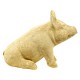 Barnyard Pig Fiber Stone Resin Indoor/Outdoor Garden Statue/Sculpture -  - FS8727