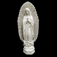 Our Lady Guadalupe 56in. Lightweight Fiberglass Resin Niche/Outdoor/Garden Statue