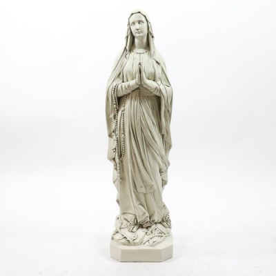 Our Lady Of Lourdes 36in. Fiberglass Indoor/Outdoor Statue - - F9615 Our Lady Of Lourdes 36in. Fiberglass Indoor/Outdoor Statue - - F9615